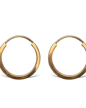 Aros Argolla Oro Rosado 2,1 gr