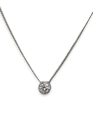 Colgante de Oro 18 kt Blanco 1,8 gr