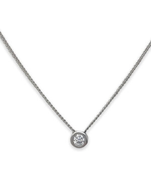 Colgante de Oro 18 kt Blanco 1,8 gr