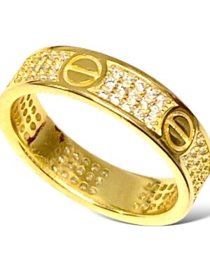 Anillo Cartier, Plata 925 línea premium