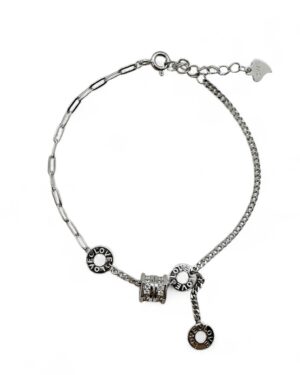 pulsera Rueda, Plata 925 línea premium