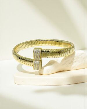 Esclava tubo gas Plata gold 106605