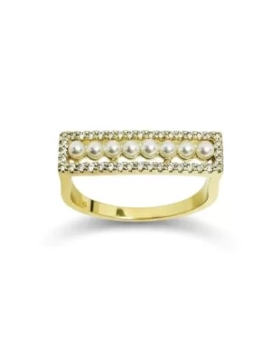ANILLO AMAZZI PLATA GOLD 103547